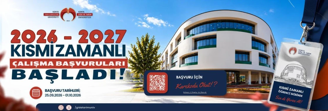 Kısmi Zamanlı &Ouml;ğrenci &Ccedil;alışma Duyurusu