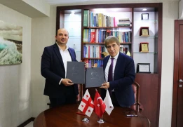 G&uuml;rcistan Iakob Gogebashvili Telavi State University ile İş Birliği Protokol&uuml; İmzalandı