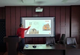 Dr. Öğr. Üyesi Navid Khaleghimoghaddam, “İran Mimarisi Medeniyet, Sanat ve Yaşamın Beşiği” İsimli Sunumunda İç Mimarlık Öğrencileri ile Bir Araya Geldi
