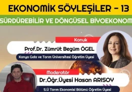 Gıda Mühendisliği Bölüm Başkanımız, Cumhurbaşkanlığı Sağlık ve Gıda Politikaları Kurulu Üyesi Prof. Dr. Zümrüt Begüm Ögel Selçuk Üniversitesi’nde Düzenlenen “Ekonomik Söyleşiler” Etkinliğine Katıldı
