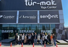 İç Mimarlık Bölümü IMB 4007 Mesleki Deneyim-I Dersi Kapsamında Tür-Mak Yapı Center’a Teknik Gezi Düzenlendi