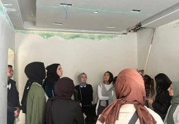 İç Mimarlık Bölümü IMB 4007 Mesleki Deneyim-I Dersi Kapsamında Asma Tavan Sistemleri Üzerine Teknik Gezi Düzenlendi