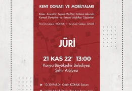 Imb4009 Kent Donatı ve Mobilyaları Dersi Ara Sınav Jürisi Konya Büyükşehir Belediyesi Şehir Atölyesi’nde Gerçekleştirildi
