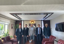 Kapsül Teknoloji Platformu Genel Koordinatörü Emre GENÇ'ten, Rektörümüze Ziyaret