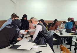 KGTÜ İç Mimarlık Bölümü Öğrencileri “Merdiven Tasarım Atölyesi” Etkinliğine Katıldı