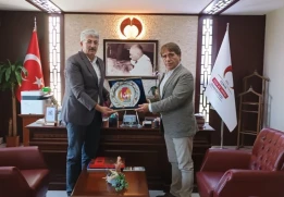 Konya Gazeteciler Cemiyeti Başkanı Sefa Özdemir’den, Rektörümüz Prof. Dr. Erol TURAN’ a Ziyaret