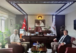  Meteoroloji 8. Bölge Müdürü Serkan TEPE'den, Rektörümüz Prof. Dr. Erol TURAN’ a Ziyaret 