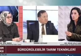 Öğretim Üyelerimiz Dr. Öğr. Üyesi Dilek Killi Haworth ve Dr. Öğr. Üyesi Gül İmriz, "Tarım Odası" Programına Konuk Oldu
