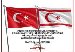 Rekt&ouml;r&uuml;m&uuml;z Prof. Dr. Cumhur &Ccedil;&ouml;km&uuml;ş'&uuml;n Kıbrıs Barış Harekatı'nın 46. Yıl D&ouml;n&uuml;m&uuml;ne İlişkin Mesajı