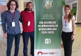 TÜBİTAK Desteğiyle Üniversitemiz Tarafından Düzenlenen “Fen Bilimleri ve Mühendislik Uygulamaları için Excel” İsimli Bilimsel Etkinlik Antalya’da Gerçekleştirildi