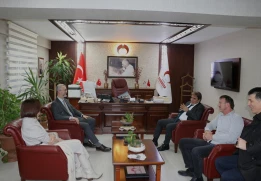 Ukrainian Ambassador Cel&acirc;l Visits Konya Food and Agriculture University