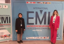 Uluslararası Ticaret ve İşletmecilik B&ouml;l&uuml;m&uuml; Araştırma G&ouml;revlimiz Merve Alag&ouml;z İstanbul&rsquo;da d&uuml;zenlenen &ldquo;4th International EMI Entrepreneurship and Social Sciences Congress&rdquo; Etkinliğine Katıldı 
