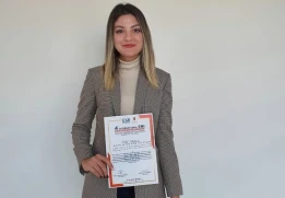 Uluslararası Ticaret ve İşletmecilik B&ouml;l&uuml;m&uuml; Araştırma G&ouml;revlimiz Merve Alag&ouml;z &ldquo;4th International EMI Entrepreneurship and Social Sciences Congress&rdquo; Etkinliğinde Sunduğu Bildiri ile En İyi Bildiri &Ouml;d&uuml;l&uuml;ne Layık G&ouml;r&uuml;ld&uuml; 