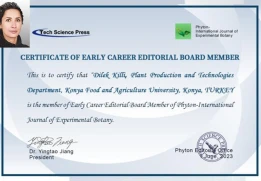 Üniversitemiz Öğretim Üyesi Dilek Killi Haworth, International Journal of Experimental Botany (PHYTON) Dergisine Editör Olarak Atandı