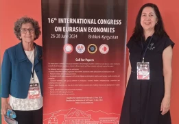 Yönetim Bilişim Sistemleri Bölüm Başkanı Doç. Dr. Tuğba SARI, Kırgızistan'da Düzenlenen "Uluslararası Avrasya Ekonomileri Kongresi"nde Sözlü Sunum Gerçekleştirdi
