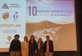 Yönetim Bilişim Sistemleri Bölümü Öğrencileri 10. Uluslararası Yönetim Bilişim Konferansına Katılım Sağladı