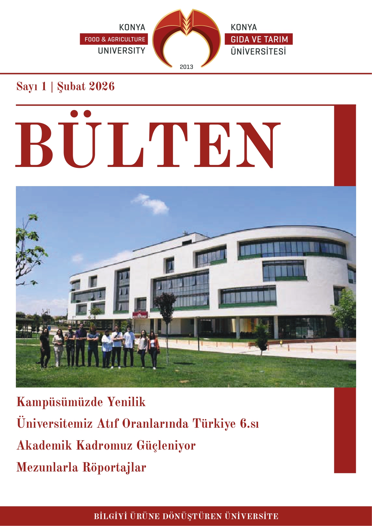 Sayı 1 - Şubat - 2026