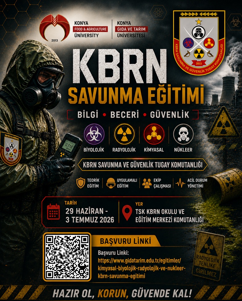 Kimyasal, Biyolojik, Radyolojik ve N&uuml;kleer (KBRN) Savunma Eğitimi