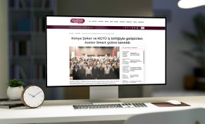 The Azotor Smart fertiliser, developed in collaboration between Konya Sugar and KGT&Uuml;, was unveiled