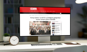 The Azotor Smart fertiliser, developed in collaboration between Konya Sugar and KGT&Uuml;, was unveiled