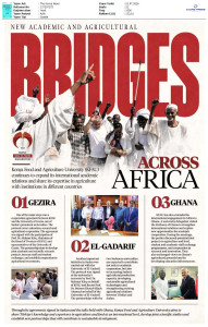 Afrika'ya Uzanan Yeni Akademik ve Tarımsal Köprüler