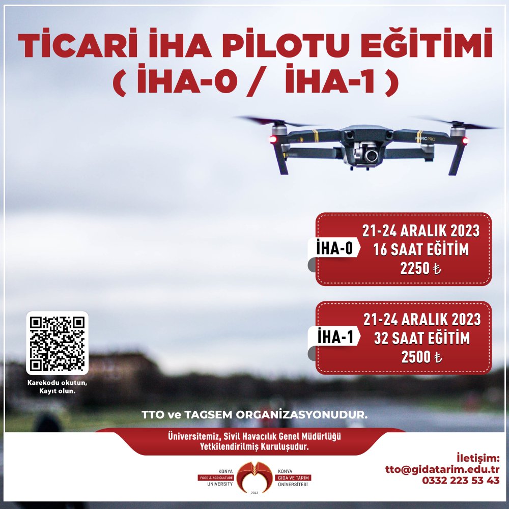Ticari İHA Pilotu Eğitimi ( İHA-0 / İHA-1)