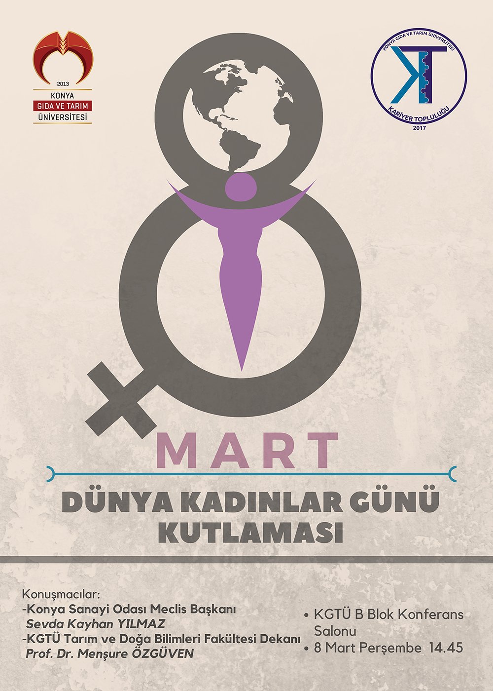 KGT&Uuml; Kariyer Topluluğu 8 Mart D&uuml;nya Kadınlar G&uuml;n&uuml; Kutlaması