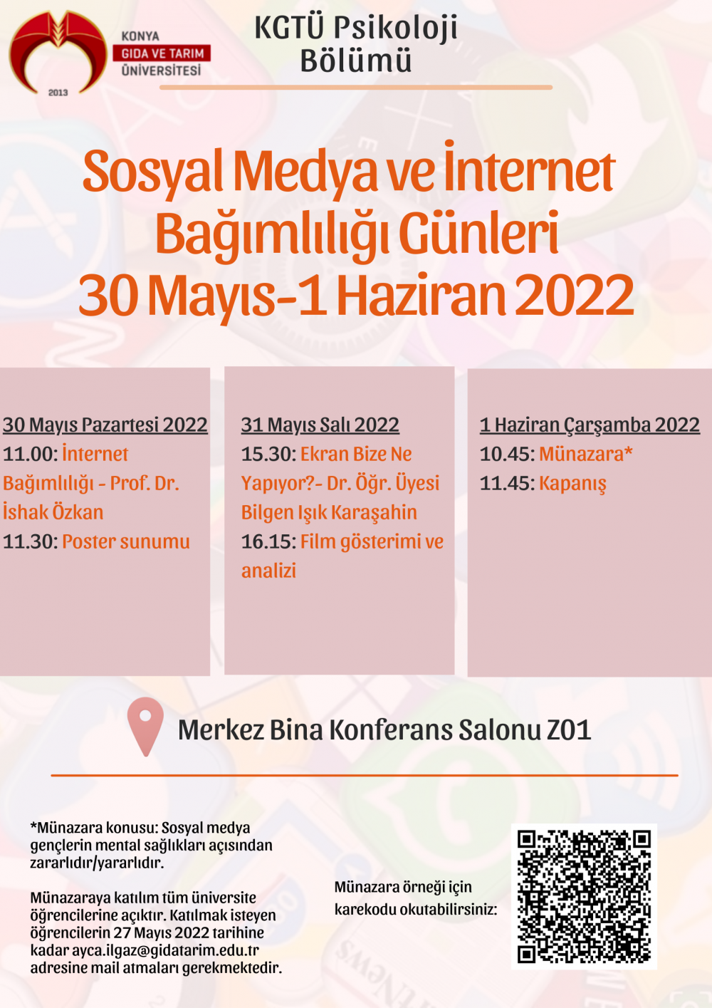 Sosyal Medya ve İnternet Bağımlılığı G&uuml;nleri