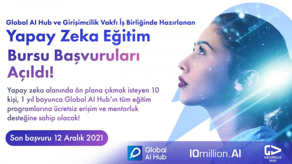 T&uuml;rkiye&rsquo;nin ilk Yapay Zeka Eğitim Burs Programı
