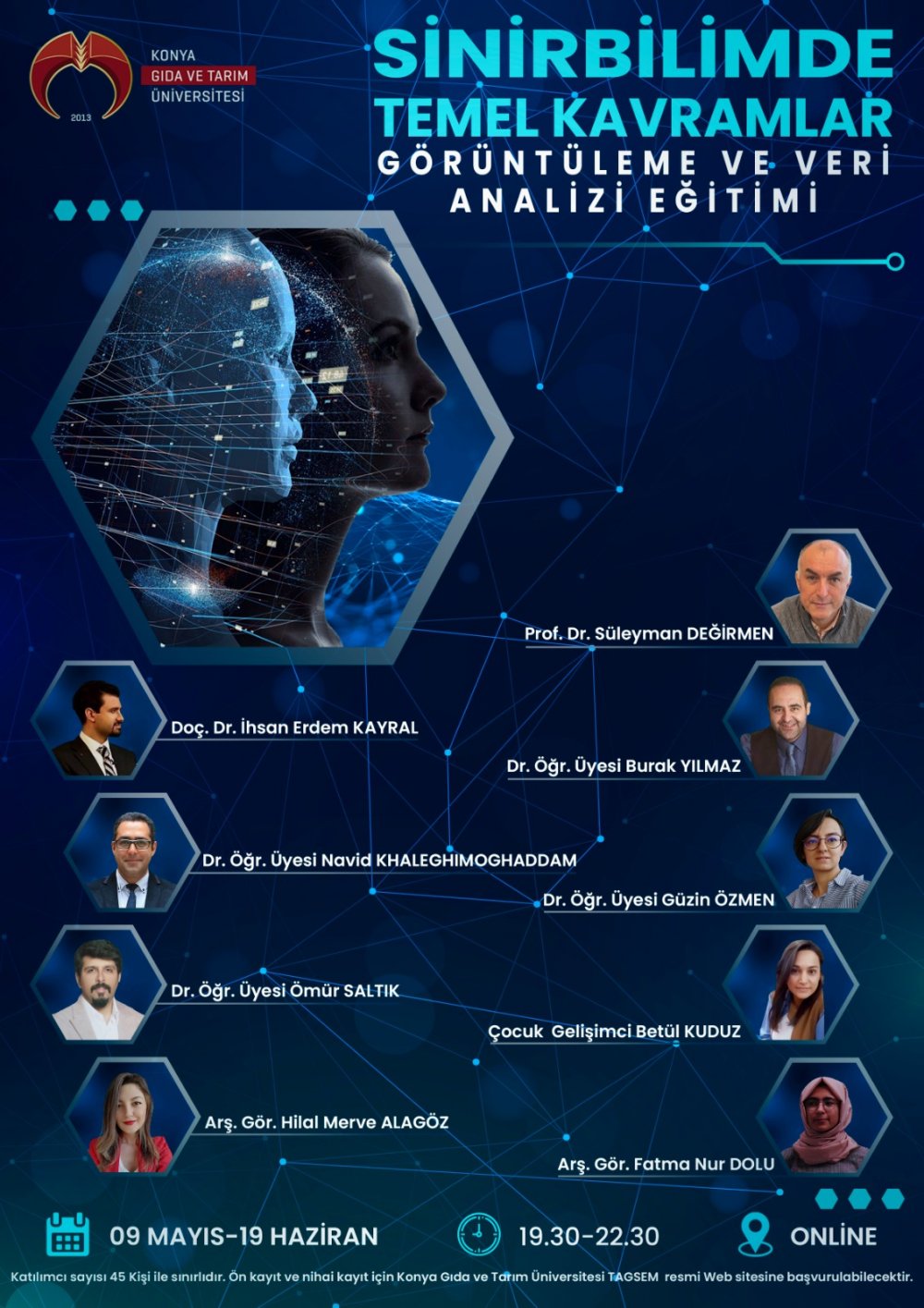 Sinirbilimde Temel Kavramlar, G&ouml;r&uuml;nt&uuml;leme ve Veri Analizi Eğitimi