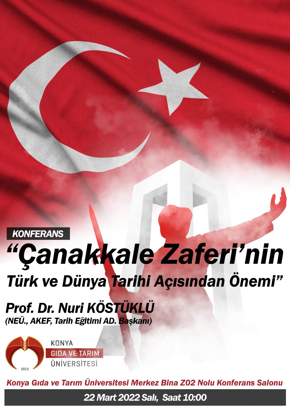 Konferans - &Ccedil;anakkale Zaferi&rsquo;nin T&uuml;rk ve D&uuml;nya tarihbaslai A&ccedil;ısından &Ouml;nemi