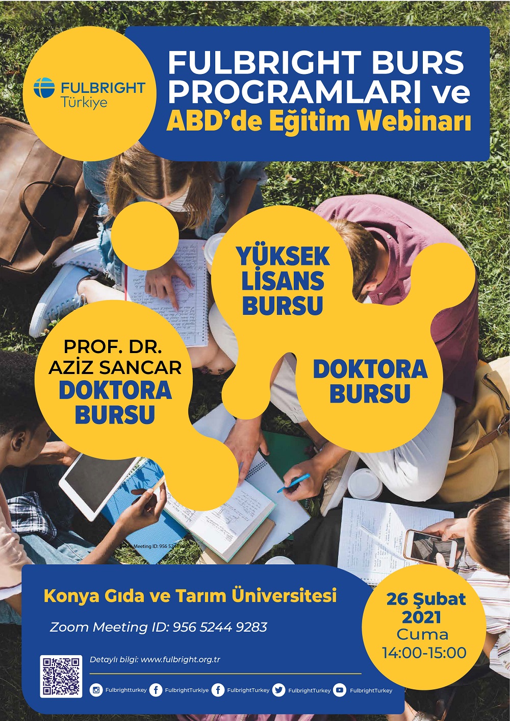 Fulbright Burs Programları ve ABD'de Eğitim Webinarı