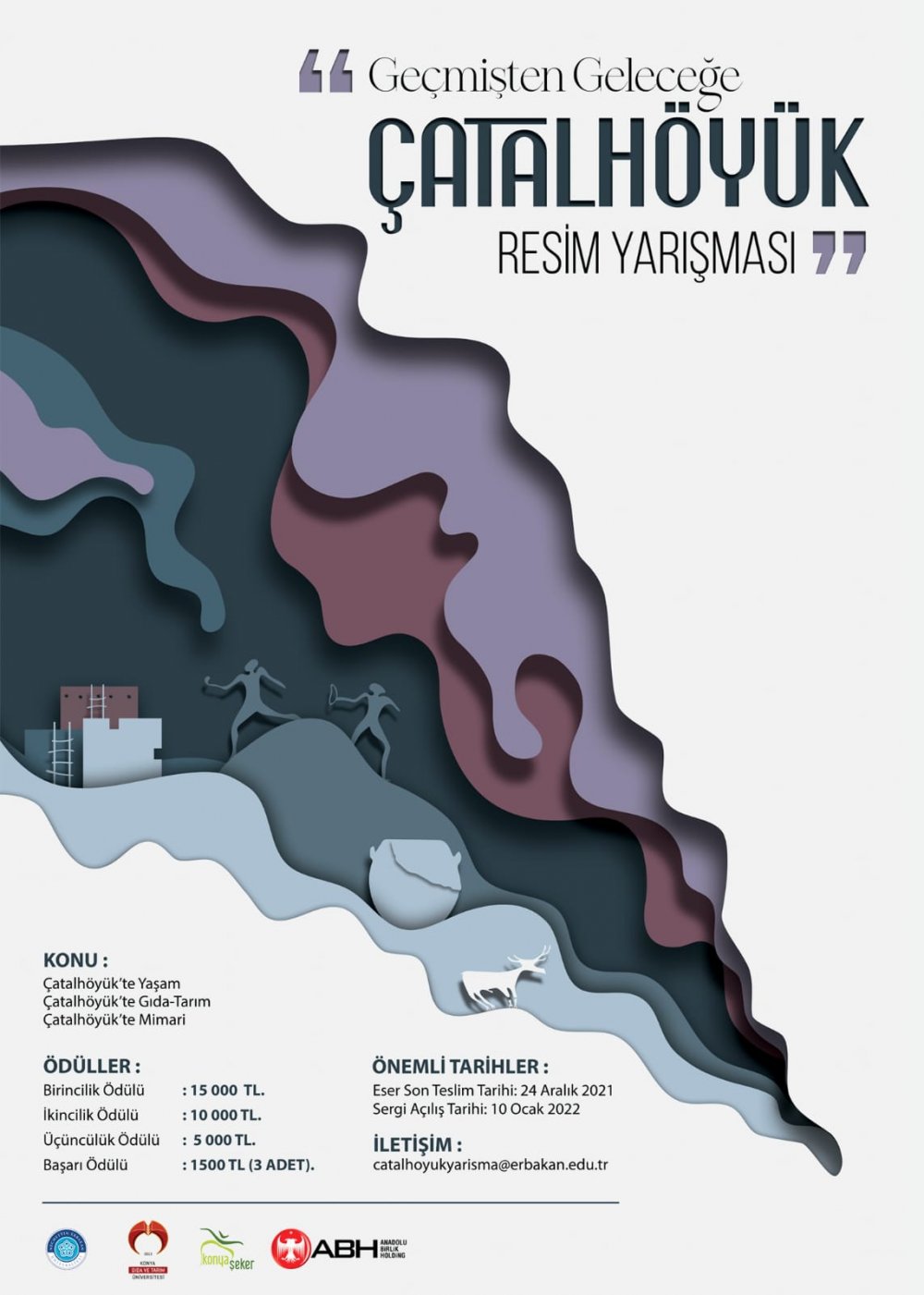 Ge&ccedil;mişten Geleceğe &Ccedil;atalh&ouml;y&uuml;k Resim Yarışması