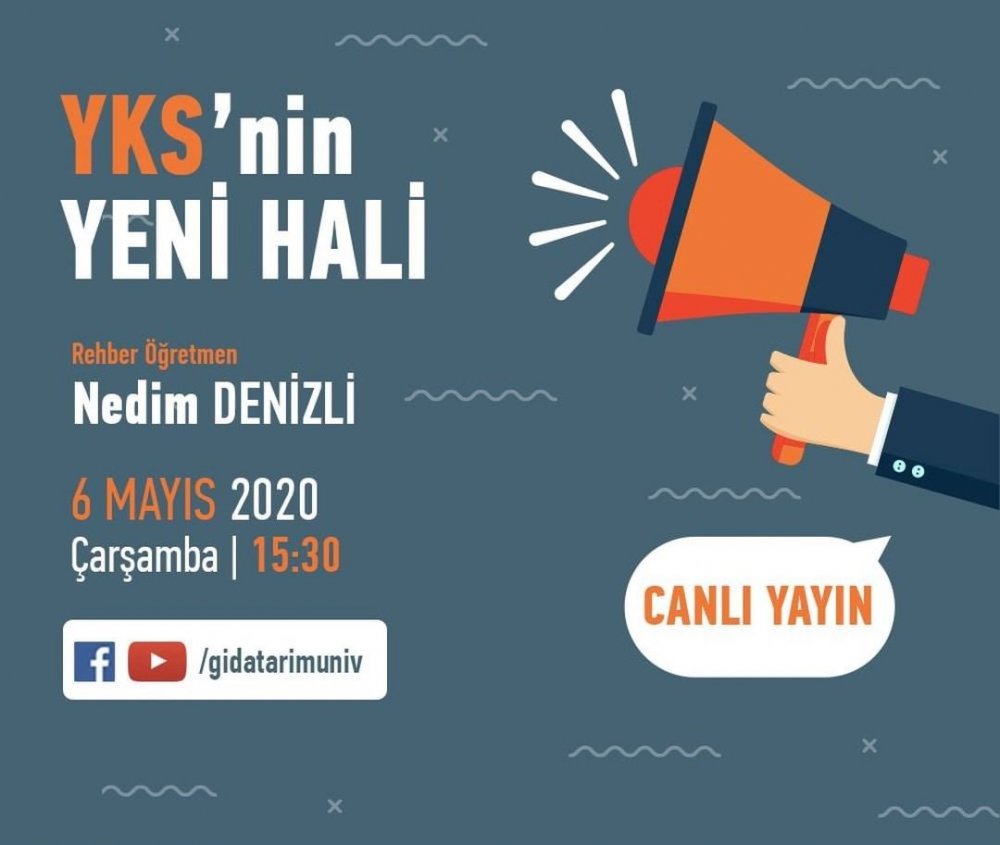 Online Konferans - YKS'nin Yeni Hali / 06 Mayıs &Ccedil;arşamba Saat 15:30