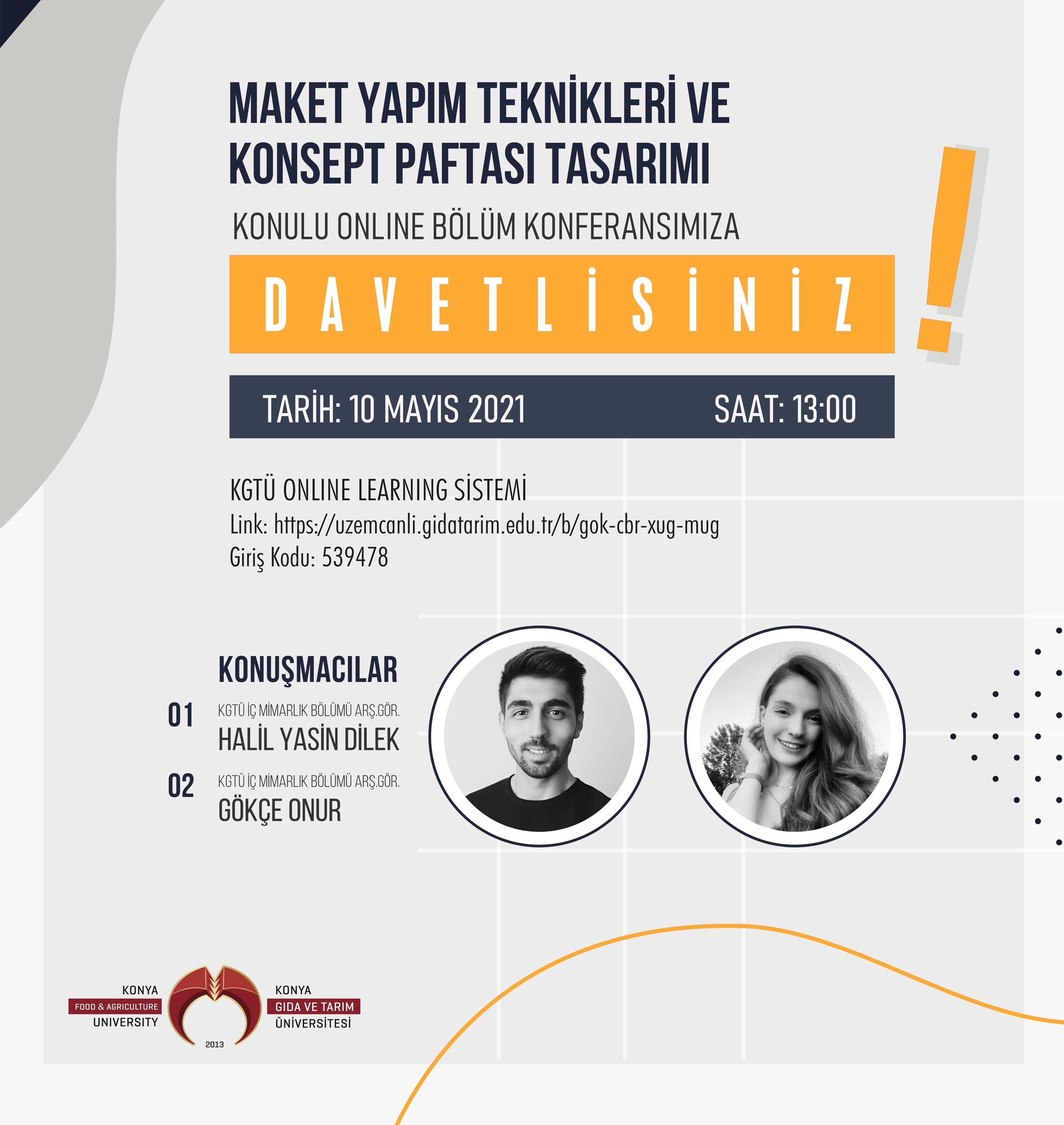 Maket Yapım Teknikleri ve Konsept Paftası Tasarımı