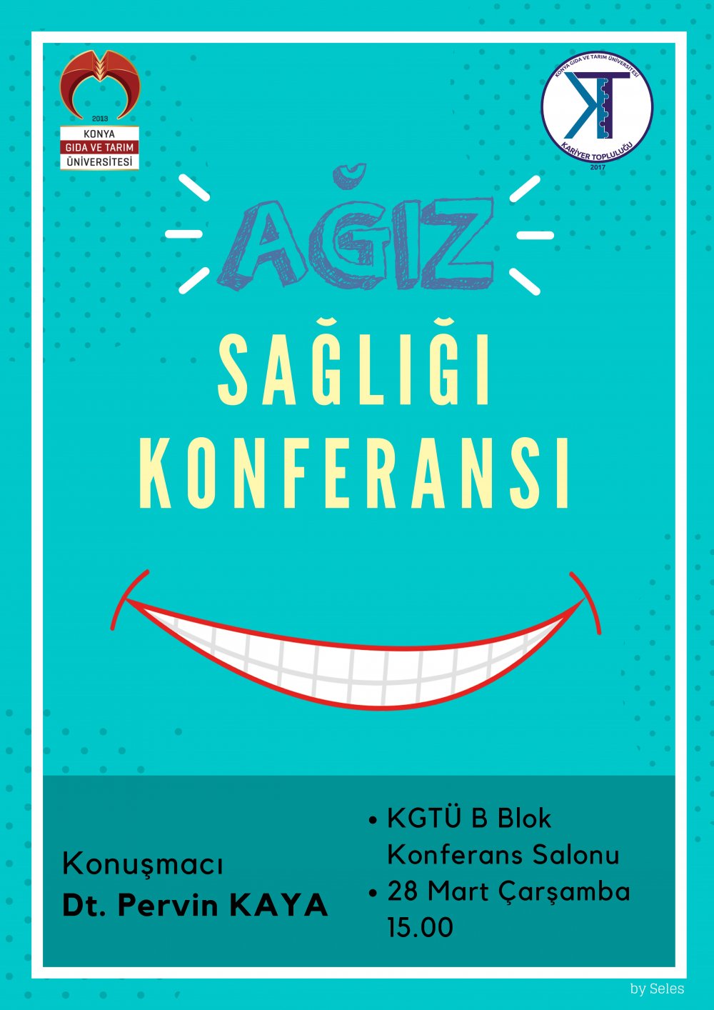Ağız Sağlığı Konferansı &ndash; 28 Mart &Ccedil;arşamba Saat 15:00