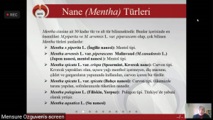 Bitkisel Üretim ve Teknolojileri Bölümü Öğretim Üyemiz Prof. Dr. Menşure Özgüven Davetli Konuşmacı Olarak IV. Tıbbi ve Aromatik Bitkiler Çalıştayına Katıldı