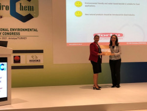 Mühendislik ve Mimarlık Fakültesi Dekanımız Prof. Dr. Münevver Sökmen Kimyagerler Derneği Tarafından 3.sü Düzenlenen “International Environmental Chemistry Congress-EnviroChem” Kongresine Katıldı