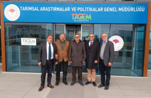 &Uuml;niversitemiz &Uuml;st Y&ouml;netiminden Tarımsal Araştırmalar ve Politikalar Genel M&uuml;d&uuml;rl&uuml;ğ&uuml;ne Ziyaret