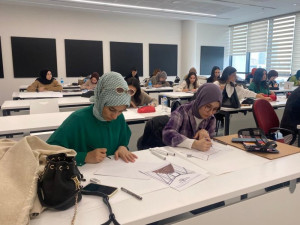 İç Mimarlık Bölümü Öğrencilerinin Katılımıyla “Mekânı Eskizle Deneyimlemek” İsimli Workshop Düzenlendi