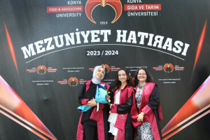 Konya Gıda ve Tarım Üniversitesinde Mezuniyet Sevinci Yaşandı
