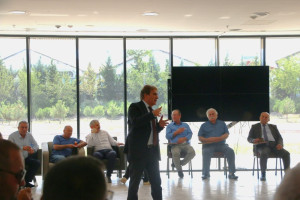 Konya Gıda ve Tarım Üniversitesi Mütevelli Heyet Başkanı Prof. Dr. Mehmet Kılıç ve Rektör Prof. Dr. Erol Turan, Seydişehir Muhtarları ile Bir Araya Geldi