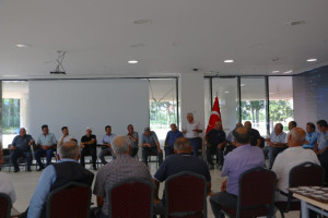 Konya Gıda ve Tarım Üniversitesi Mütevelli Heyet Başkanı Prof. Dr. Mehmet Kılıç ve Rektör Prof. Dr. Erol Turan, Seydişehir Muhtarları ile Bir Araya Geldi