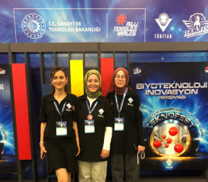Üniversitemizin SYNBIOCHEM Takımı, Teknofest 2024'te “Biyoteknoloji İnovasyon Fikir Kategorisi Üniversite ve Üzeri Seviyesi” Kategorisinde Türkiye İkincisi Oldu