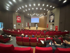 Üniversitemizde "Şiddetsiz Bir Toplum İçin Üniversite Gençliği ile Farkındalık" Konulu Seminer Gerçekleştirildi