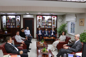 Ukrayna B&uuml;y&uuml;kel&ccedil;isi Cel&acirc;l, Konya Gıda ve Tarım &Uuml;niversitesini Ziyaret Etti