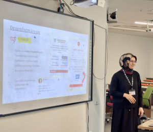 Üniversitemiz Öğrencilerine Yönelik Dezenformasyonla Mücadele Eğitimi Gerçekleştirildi