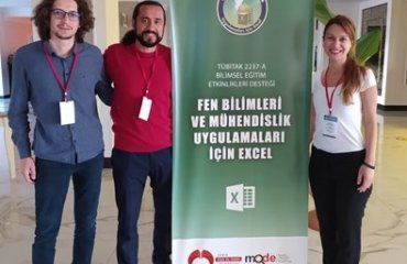 TÜBİTAK Desteğiyle Üniversitemiz Tarafından Düzenlenen “Fen Bilimleri ve Mühendislik Uygulamaları için Excel” İsimli Bilimsel Etkinlik Antalya’da Gerçekleştirildi