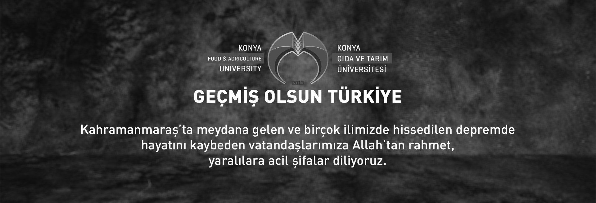 Geçmiş Olsun TÜRKİYE