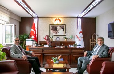 Karamanoğlu Mehmetbey Üniversitesi Rektörü Prof. Dr. Mehmet Gavgalı’dan Rektörümüze Ziyaret